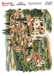 Sulu Transfer Kağıdı 25x35cm ST-1813