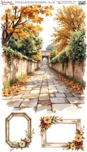 Ütü İle Rub On Transfer 30x50cm CK286