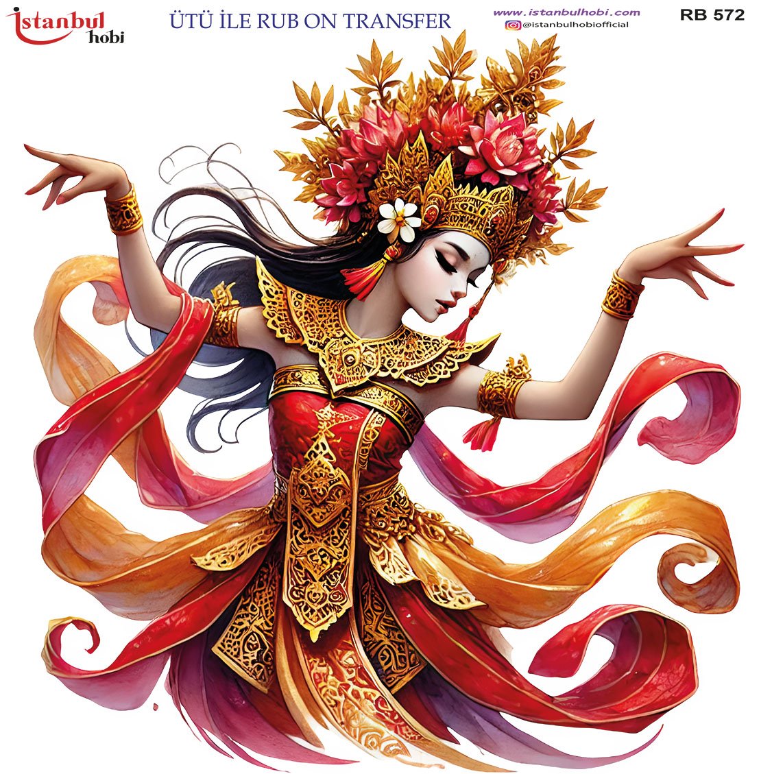 Ütü İle Rub On Transfer 30x30cm RB572