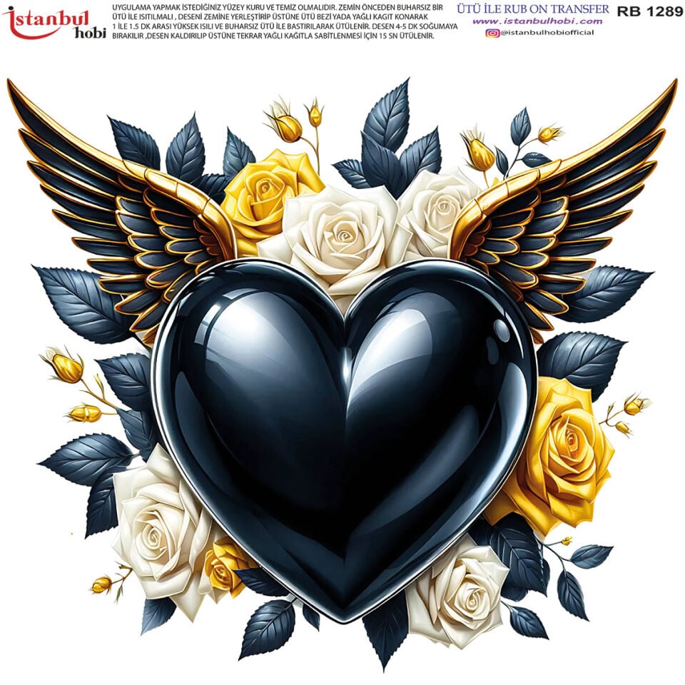 Ütü İle Rub On Transfer 30x30cm RB1289