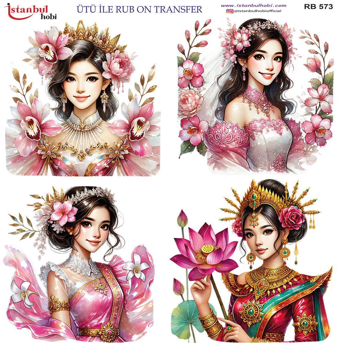 Ütü İle Rub On Transfer 30x30cm RB573