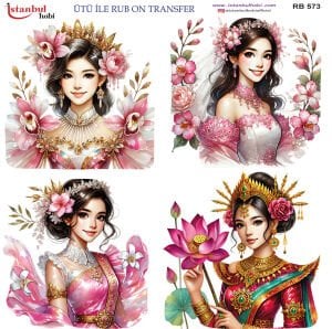 Ütü İle Rub On Transfer 30x30cm RB573