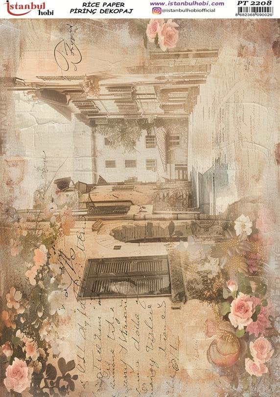 Pirinç Dekopaj Kağıdı 30x42cm PT-2208