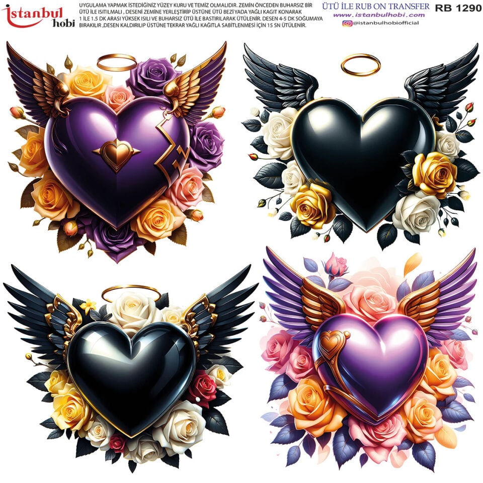 Ütü İle Rub On Transfer 30x30cm RB1290