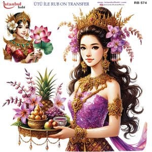 Ütü İle Rub On Transfer 30x30cm RB574