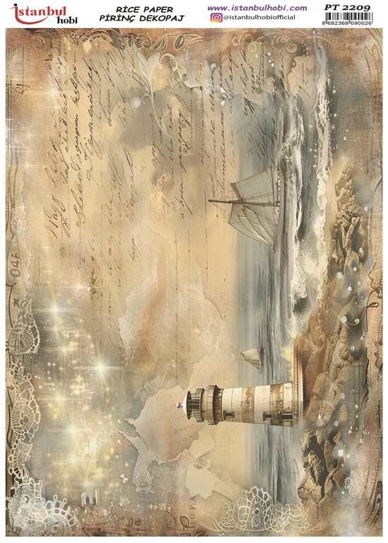 Pirinç Dekopaj Kağıdı 30x42cm PT-2209