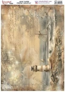 Pirinç Dekopaj Kağıdı 30x42cm PT-2209