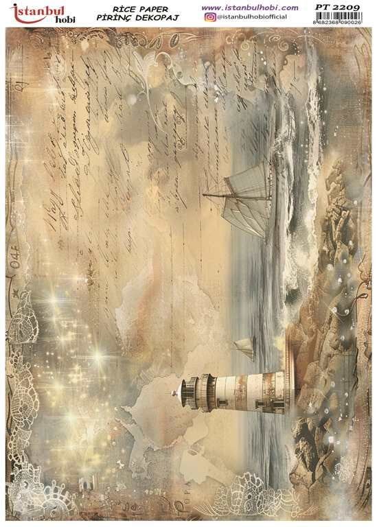 Pirinç Dekopaj Kağıdı 30x42cm PT-2209