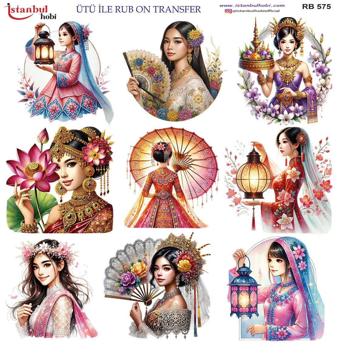 Ütü İle Rub On Transfer 30x30cm RB575