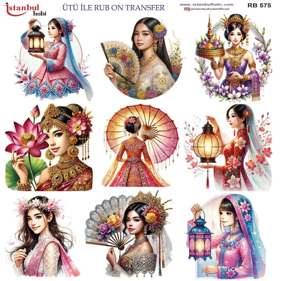 Ütü İle Rub On Transfer 30x30cm RB575