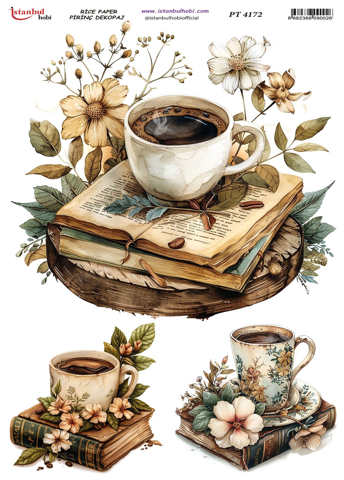 Pirinç Dekopaj Kağıdı 30x42cm PT-4172