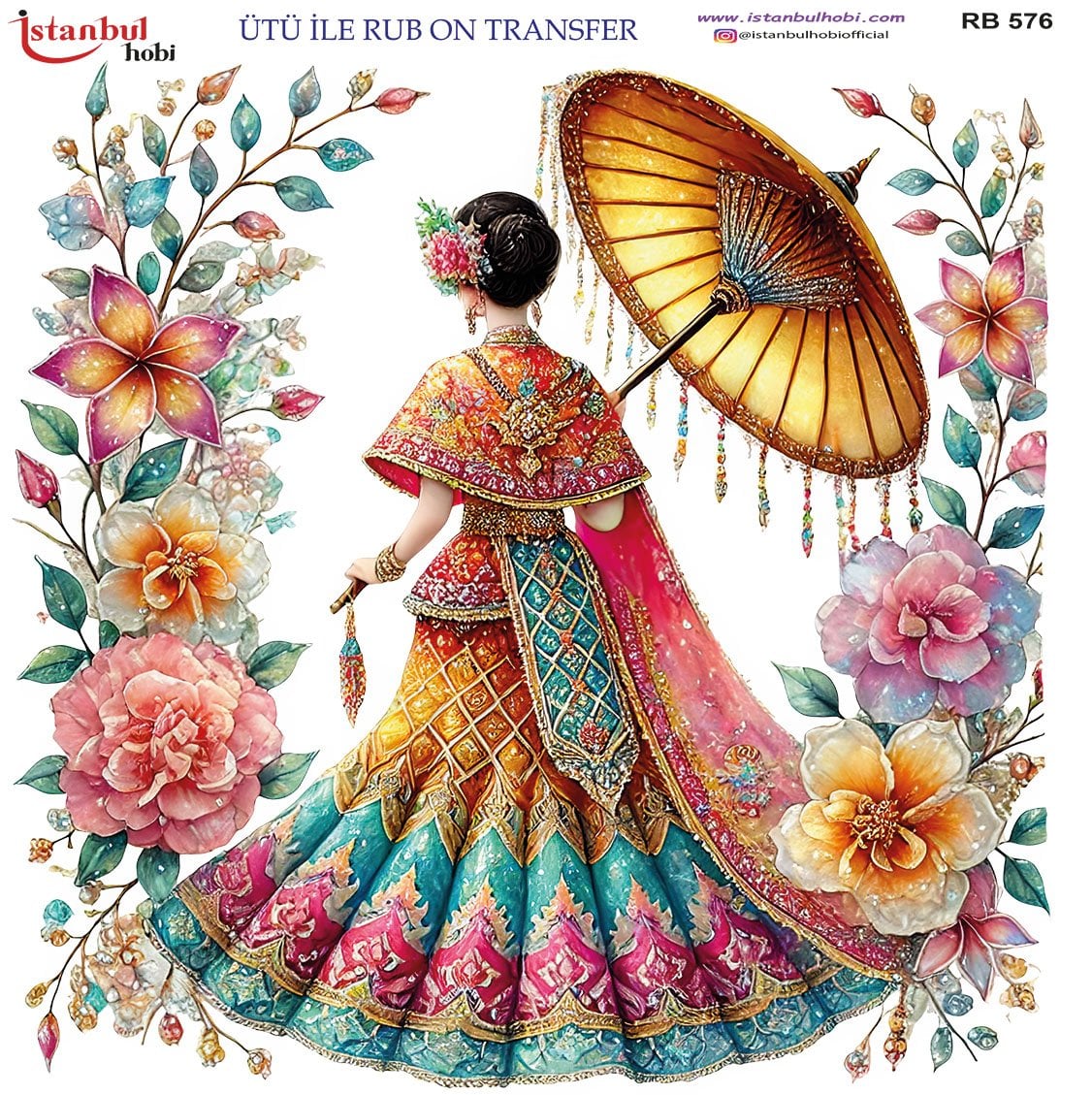 Ütü İle Rub On Transfer 30x30cm RB576