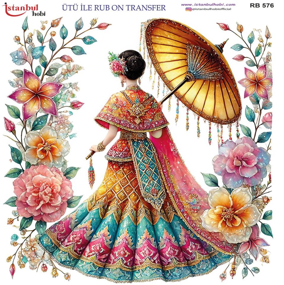 Ütü İle Rub On Transfer 30x30cm RB576
