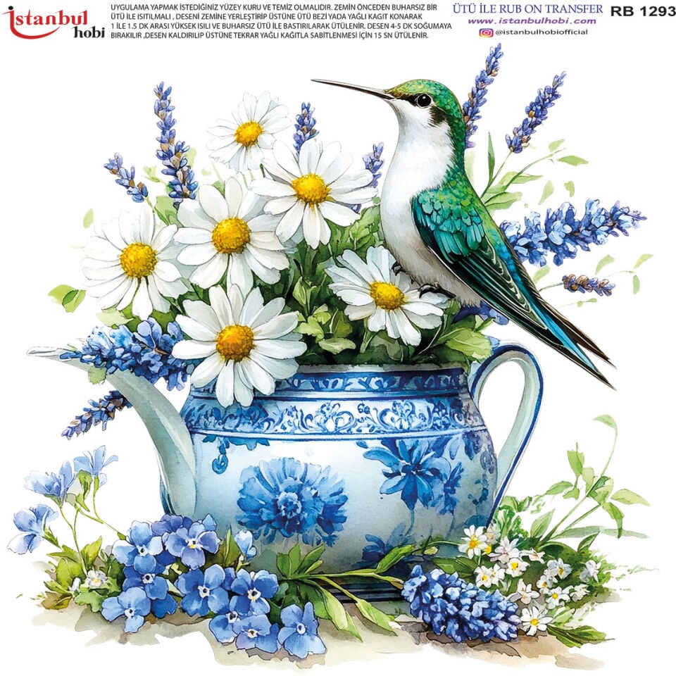 Ütü İle Rub On Transfer 30x30cm RB1293