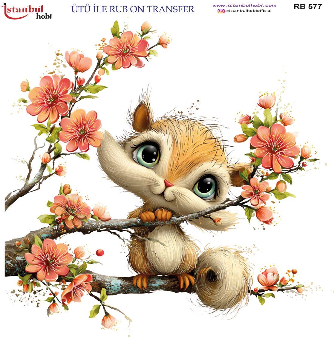 Ütü İle Rub On Transfer 30x30cm RB577