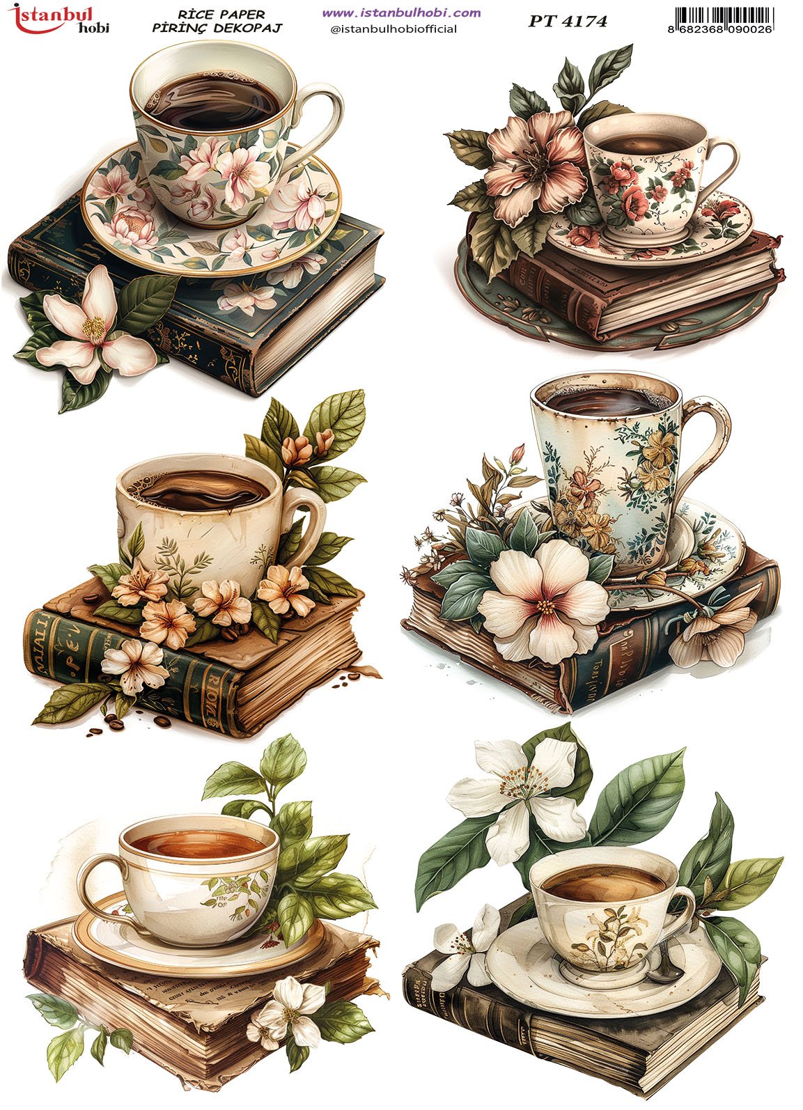 Pirinç Dekopaj Kağıdı 30x42cm PT-4174