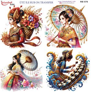 Ütü İle Rub On Transfer 30x30cm RB578