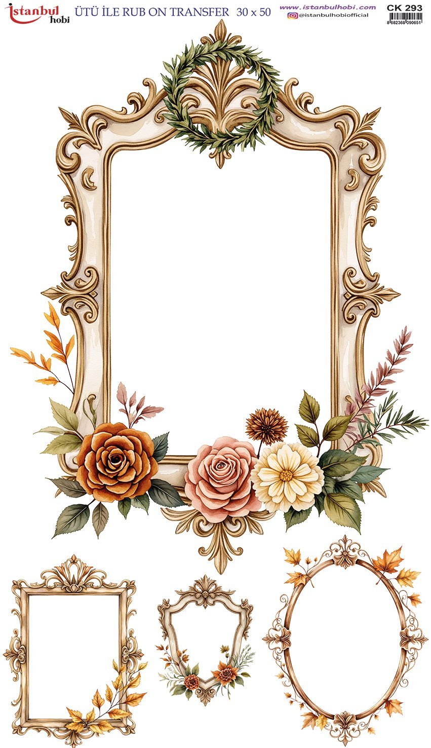 Ütü İle Rub On Transfer 30x50cm CK293