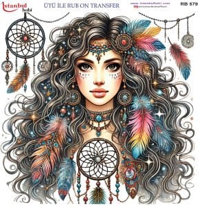Ütü İle Rub On Transfer 30x30cm RB579