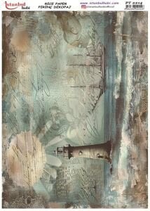 Pirinç Dekopaj Kağıdı 30x42cm PT-2214