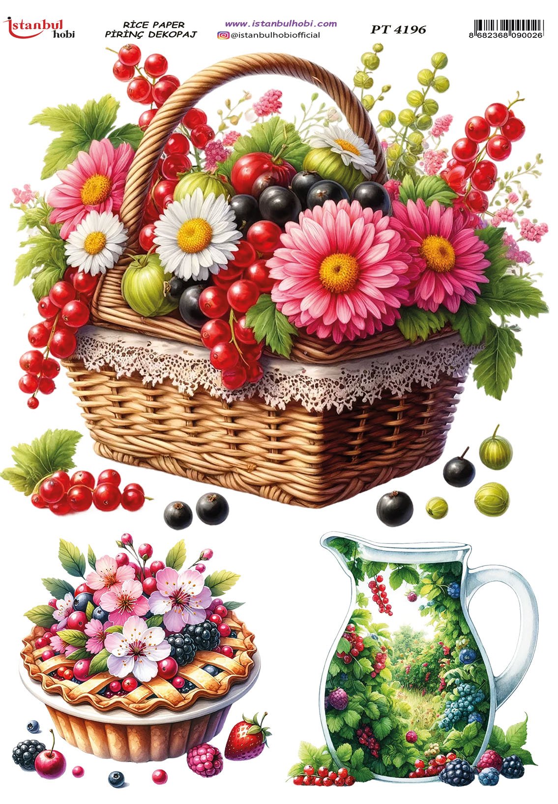 Pirinç Dekopaj Kağıdı 30x42cm PT-4196