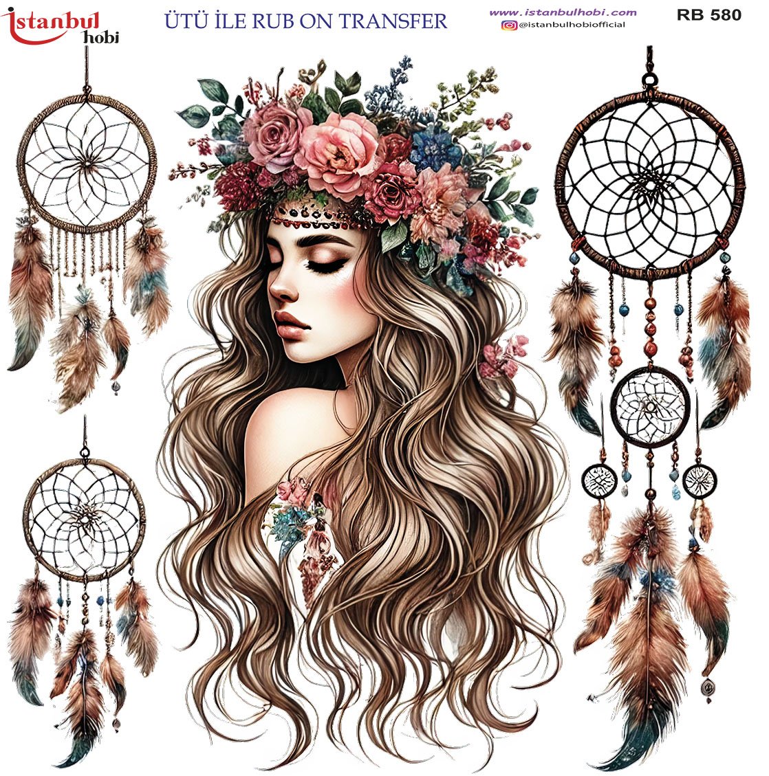 Ütü İle Rub On Transfer 30x30cm RB580