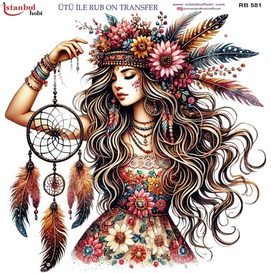 Ütü İle Rub On Transfer 30x30cm RB581