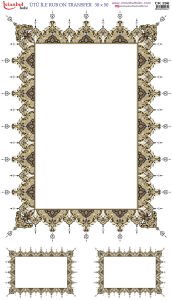 Ütü İle Rub On Transfer 30x50cm CK296