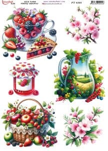 Pirinç Dekopaj Kağıdı 30x42cm PT-4201