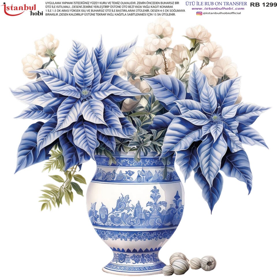 Ütü İle Rub On Transfer 30x30cm RB1299