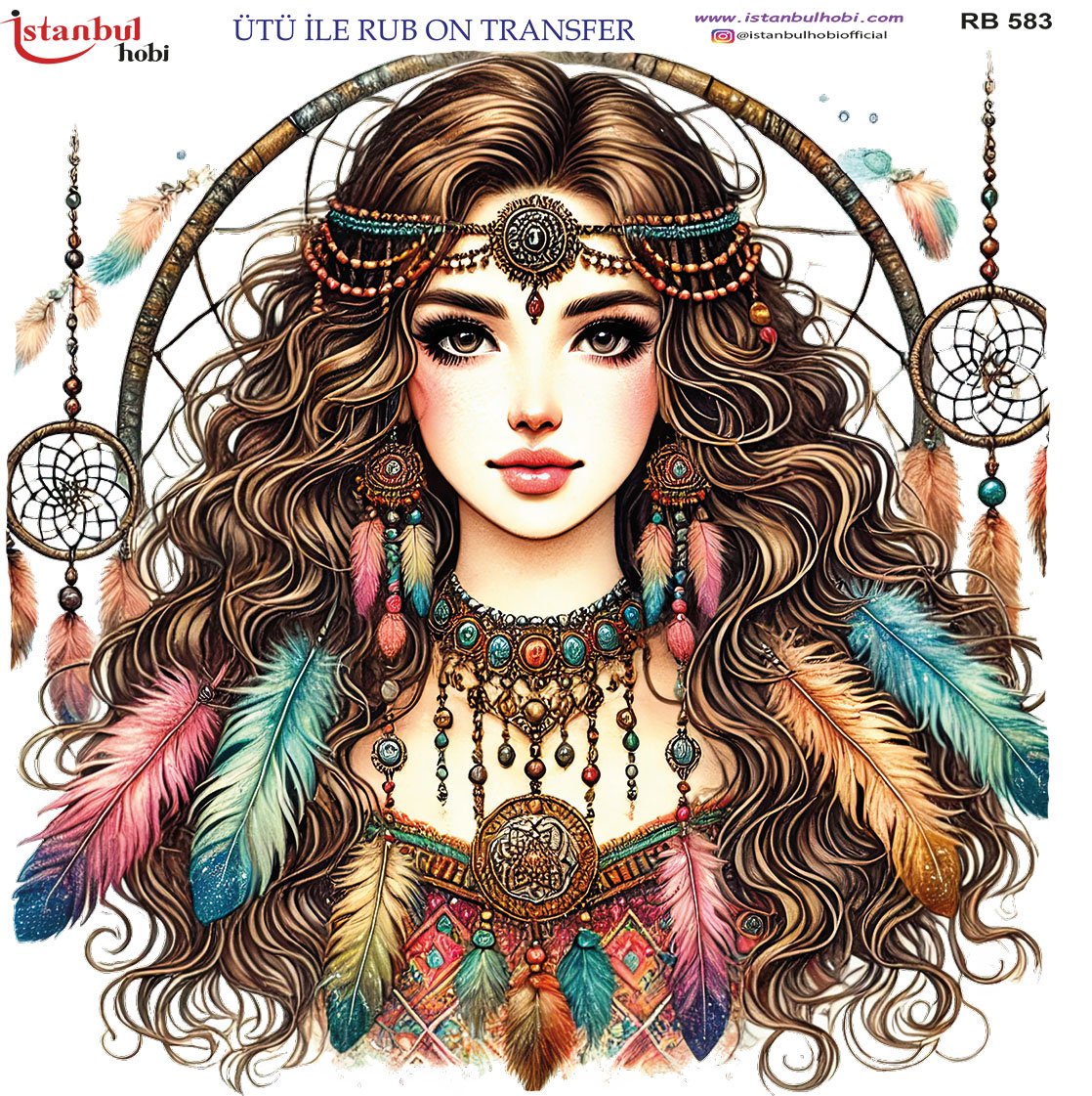 Ütü İle Rub On Transfer 30x30cm RB583