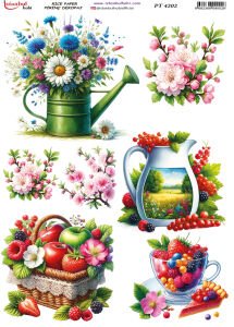 Pirinç Dekopaj Kağıdı 30x42cm PT-4202