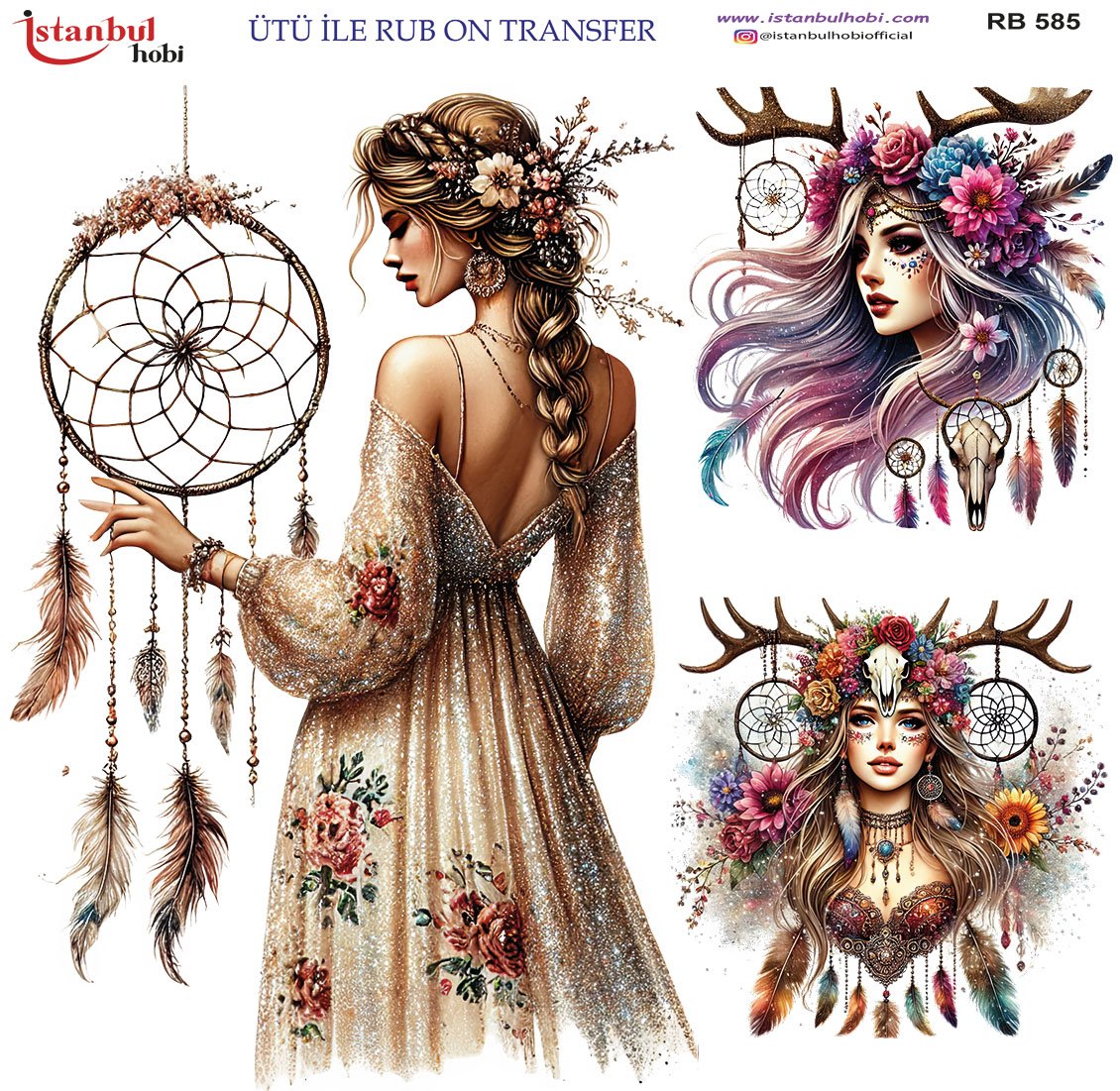 Ütü İle Rub On Transfer 30x30cm RB585