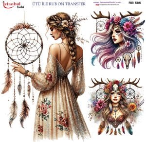 Ütü İle Rub On Transfer 30x30cm RB585