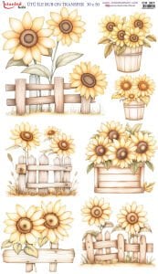 Ütü İle Rub On Transfer 30x50cm CK301