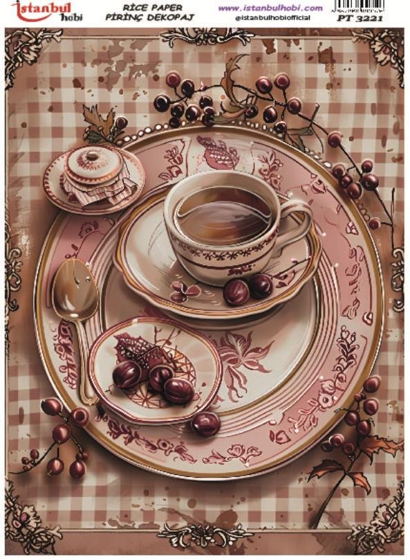 Pirinç Dekopaj Kağıdı 30x42cm PT-3221