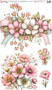 Ütü İle Rub On Transfer 30x50cm CK304