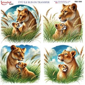 Ütü İle Rub On Transfer 30x30cm RB590