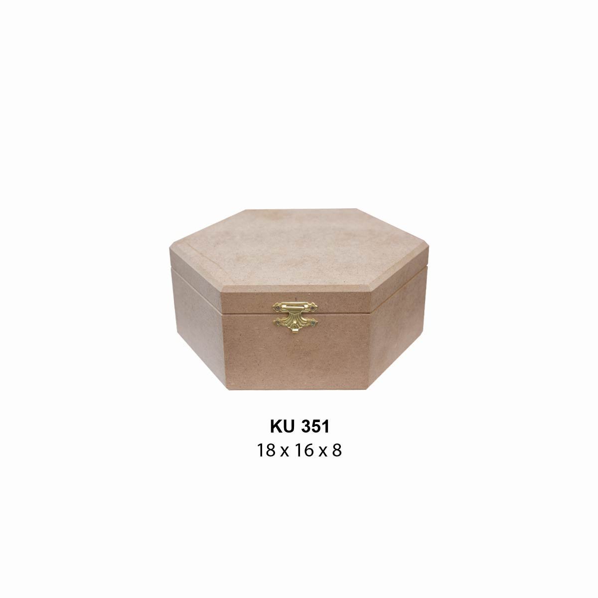 Ahşap Küçük 6 Gen Kutu 18x16cm KU351