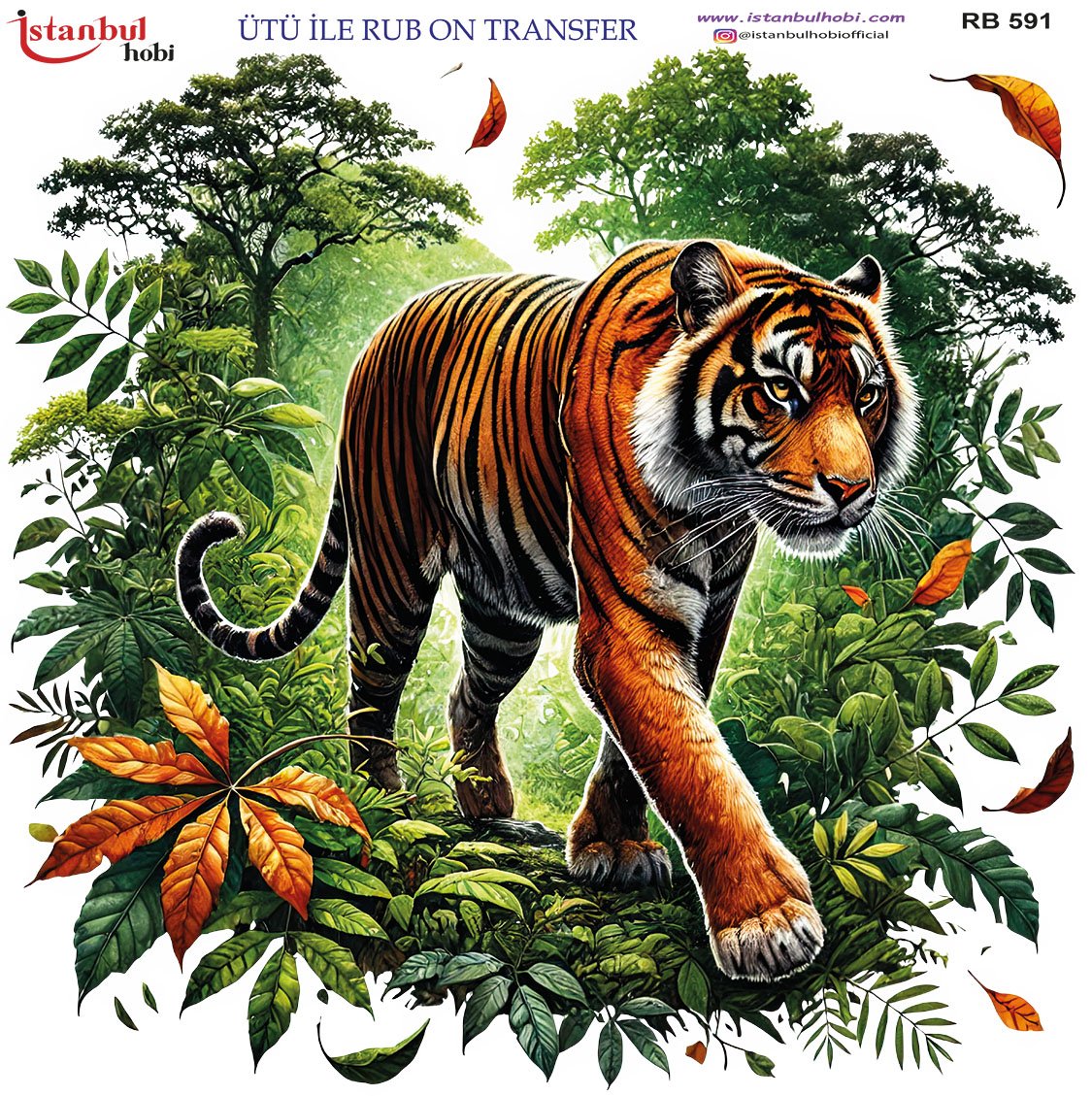Ütü İle Rub On Transfer 30x30cm RB591