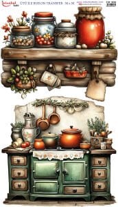 Ütü İle Rub On Transfer 30x50cm CK306