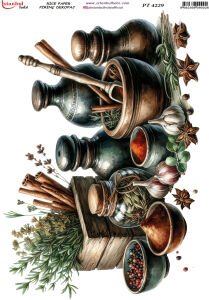 Pirinç Dekopaj Kağıdı 30x42cm PT-4229