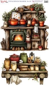 Ütü İle Rub On Transfer 30x50cm CK307