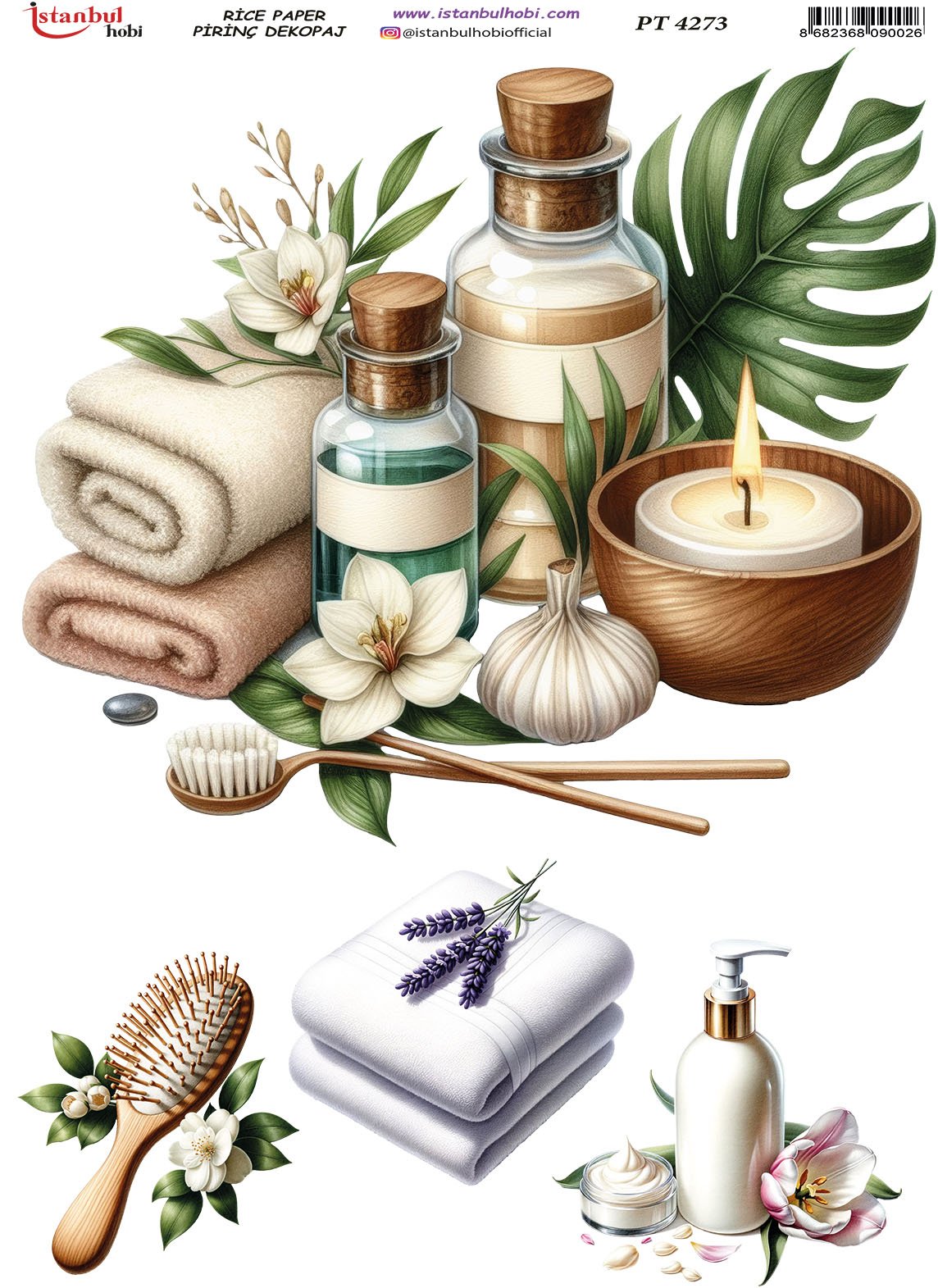 Pirinç Dekopaj Kağıdı 30x42cm PT-4273