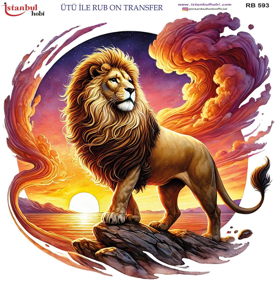 Ütü İle Rub On Transfer 30x30cm RB593