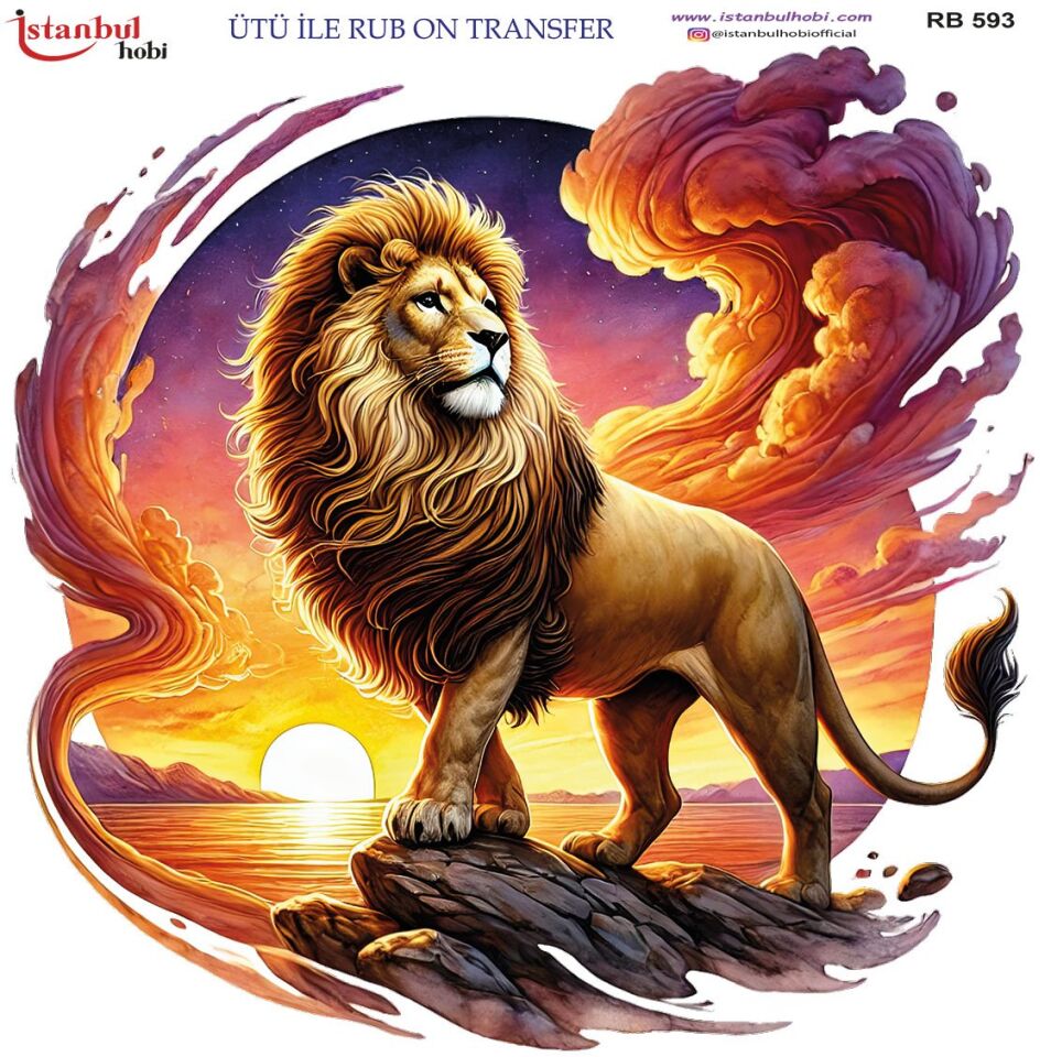 Ütü İle Rub On Transfer 30x30cm RB593