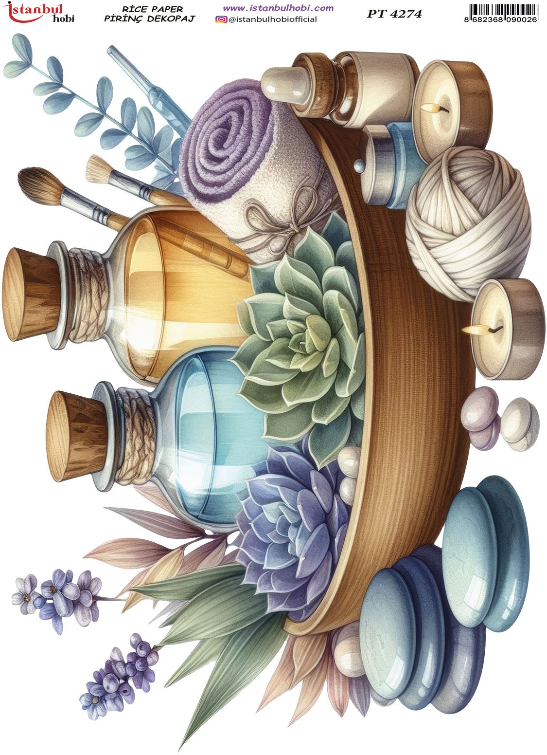 Pirinç Dekopaj Kağıdı 30x42cm PT-4274