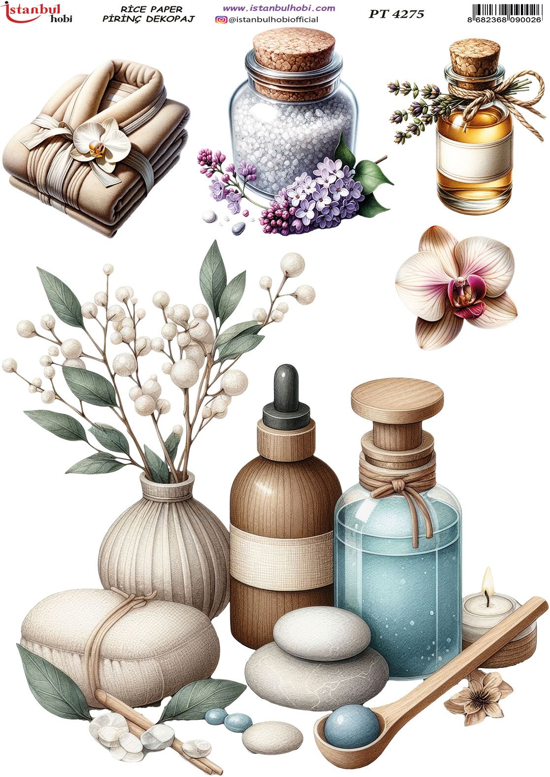 Pirinç Dekopaj Kağıdı 30x42cm PT-4275