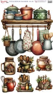 Ütü İle Rub On Transfer 30x50cm CK310