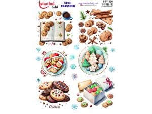 Yılbaşı Sulu Transfer Kağıdı 25x35cm STY-320